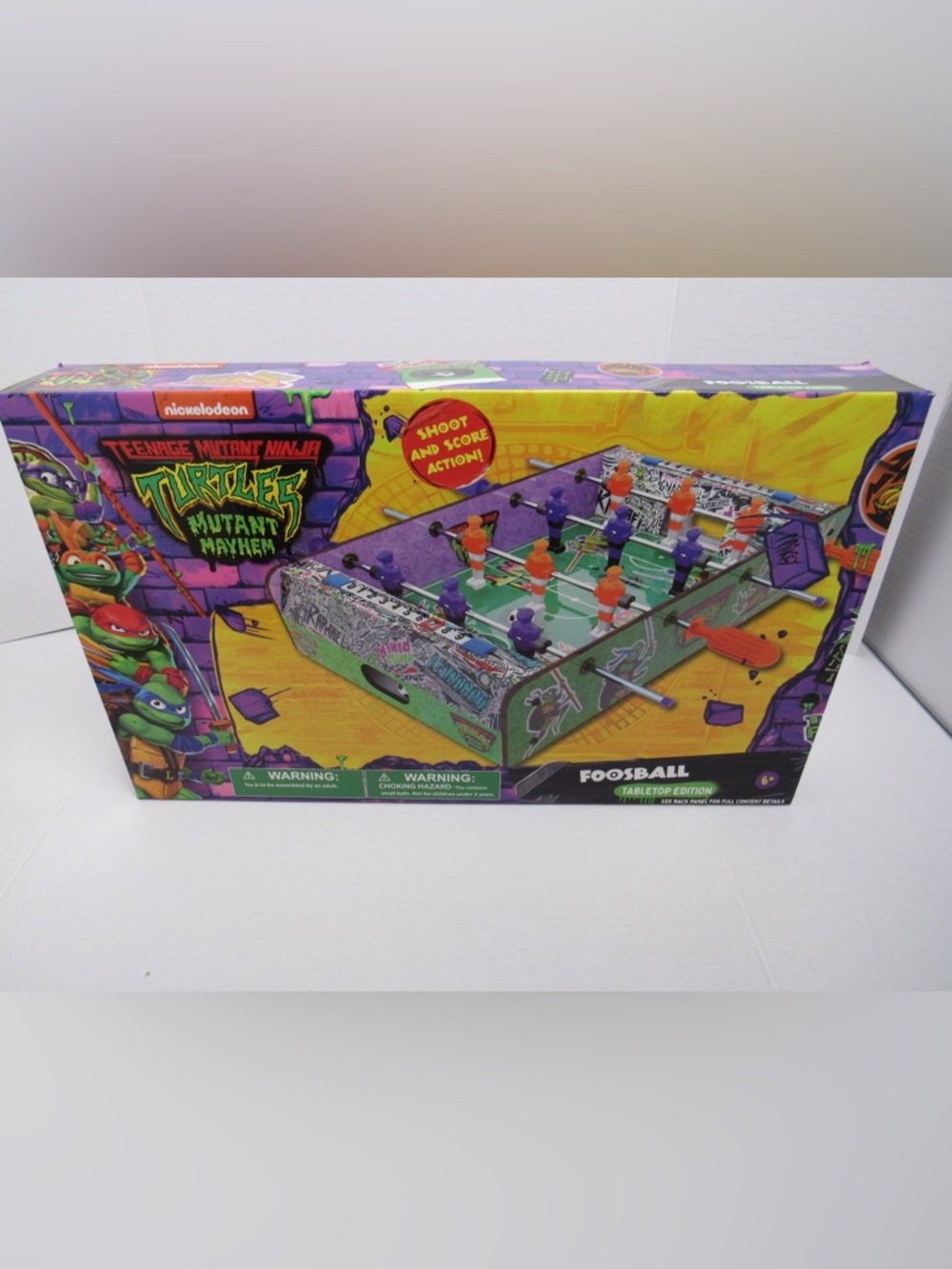 Teenage Mutant Ninja Turtles Mutant Mayhem Foosball Tabletop Edition